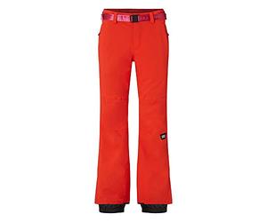 O'Neill Stella Slim, Pantaloni da Neve Donna, Rosso Fuoco, XS