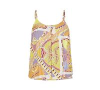 O'NEILL Tiare Woven Tank Top T-Shirt, 32013 Yellow Scarf Print, Small-Medium Donna