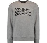 O'NEILL Triple Stack Crew - Felpa da Uomo, Uomo, Maglia di Tuta, N01404, Silver Mel., M