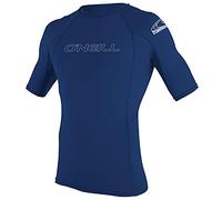 O'Neill Wetsuits Camicia da Sole a Maniche Corte da Uomo Basic Skins, Rash Vest, Marina Militare, XS