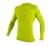 O'Neill Wetsuits Camicia da Sole a Maniche Corte da Uomo Basic Skins, Rash Vest Unisex-Giovani, Lime, 16