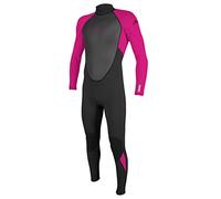 O'Neill Wetsuits Girl Reactor II - Muta Intera con Zip Posteriore, Colore Marrone, 8 Anni
