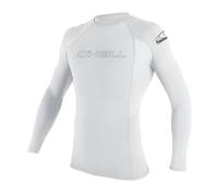 ONEILL WETSUITS - Maglia da Muta da Uomo Basic Skins Crew Rash Vest, a Maniche Lunghe, Uomo, Basic Skins L/S Crew, Bianco, L