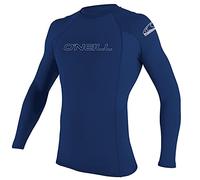 O'Neill Wetsuits Maglia da Uomo Basic Skins a Maniche Lunghe, Blu Navy, M UK
