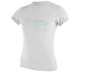 O'Neill Wetsuits - Maglietta da Donna a Maniche Corte, da Uomo, Donna, 3547-025-S, Bianco, S