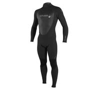 O'Neill Wetsuits Men's Epic 4/3mm Back Zip Full Wetsuit, Black/Black/Black, Medium Short