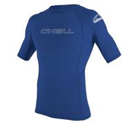 O´neill Wetsuits Basic Skins Crew Short Sleeve Rash Guard Blu 3XL