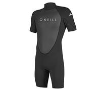 O'Neill Reactor-2 2 mm Back Zip S/S Swim Foam Spring Uomo nero (L)