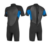O'Neill Wetsuits - Muta da uomo Reactor-2 con cerniera posteriore da 2 mm, nero/oceano, 2XL