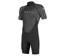 ONEILL WETSUITS Reactor-2 2mm Back Zip Spring, Wetsuit Modello da Uomo, Nero-Black/Graphite, MS