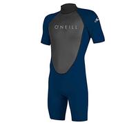 O'Neill Wetsuits Reactor-2 - Muta da uomo con cerniera posteriore, 2 mm, nero/abyss, XL