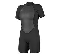O'Neill Wetsuits Reactor II Back Zip Molla, Muta Donna, Nero, 14