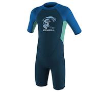 O´neill Wetsuits Reactor Spring 2 Mm Junior Short Sleeve Back Zip Shorty Nero 4 Years Bambini
