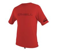 O'Neill Wetsuits UV Sun Protection Youth Youth Skins Basic Short Short Short Tee RashGuard (Red 16)