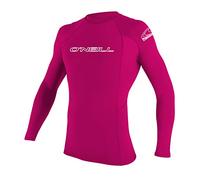 O'Neill Kid Basic Skins S/S Rash Guard - maglia a compressione - bambina 8A Pink junior