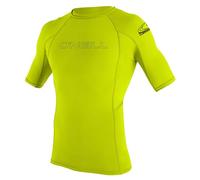 O'Neill Youth Basic Skins Short Sleeve Rash Guard, Vest Unisex-Giovani, Lime, 6