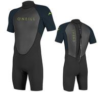 O'Neill Youth Reactor-2 2Mm Back Zip Shorty Neoprene Wetsuit Slate