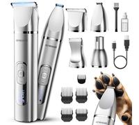 oneisall 4 in 1 Tosatrice per cani e gatti silenziosa rasoio per cani con