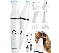 oneisall 4 in 1 Tosatrice per Cani e Gatti Silenzioso, Ricaricabile Rasoio per C