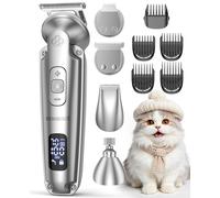 oneisall 4 in 1 Tosatrice per Cani Gatti Professionale, IPX7 Impermeabile Rasoio