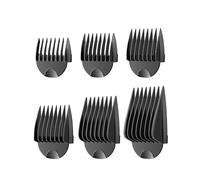 oneisall 6 pettini guida per tosatrici DTJ001, lunghezza taglio 3 mm-24 mm, nero