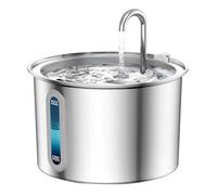 Oneisall Fontana Acqua Acciaio Inox per Cani e Gatti 2L
