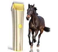 oneisall Kit per la toelettatura dei cavalli, senza fili, a basso rumore, per capelli lunghi spessi e opachi