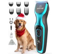oneisall Tagliacane silenzioso, tagliacapelli professionale per cani e gatti, tagliacapelli elettrico per animali domestici con motore potente da 7000RMP, adatto per peli spessi e opachi