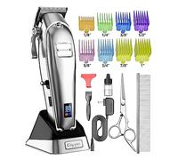 oneisall Tagliacapelli per cani per cappotti spessi e pesanti, 2 velocità senza fili con lama in metallo kit per la toelettatura di animali domestici, cani, gatti, animali