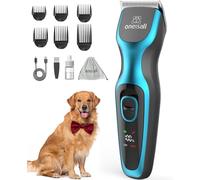 oneisall Tagliacapelli professionale per cani per peli spessi, tagliacapelli per cani per cockapoo, tagliacapelli resistente con lama in metallo staccabile, tagliacapelli senza fili per animali