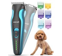 oneisall Tosatrice per cani professionale 2 in 1, Rasoio per cani e gatti per pelo lungo, Macchinetta per cani per testa, zampe, occhi, orecchie, viso
