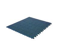 ONEK Piastrelle Flessibili in Plastica 55,5 x 55,5 cm da Interno, Esterno e Giardino, Blu, Drenanti e Autobloccanti Pezzi 4