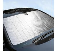 ONEMAJI 1 Pezzo Parasole Auto Parabrezza per Dacia Dokker/Duster Van/Jogger Extreme/Lodgy Stepway/Logan 2000-2024 Pieghevole Riflettente Protezione UV Calore Interno Schermo Parasole,140×70cm