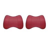 ONEMAJI 2 Pezzi Poggiatesta Auto per Audi A5 Fu 2024-2025, Cuscino Supporto per la Testa Cuscini per Il Collo dell'automobile Accessori Essenziali Viaggi,Red