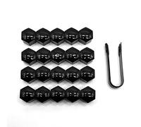 ONEMAJI 20 Pezzi Copridadi Ruota per Porsche 911 992.2 2024 2025 2026, Copri Dado Esagonale per Pneumatici Tappi Protettivi Bulloni e Dadi Ruota,Black-19mm