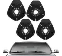ONEMAJI 4 Pezzi Cuscinetti Protettivi Foro Tergicristallo per Hyundai i10 LA BA PA 2008-2024, Silicone Detriti Auto Parabrezza Base Spazzola Copertura