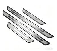 ONEMAJI 4 Pezzi Protezione Battitacco Auto per BMW 3 Series E90 E91 E92 E93 F30 F31 F34 G20 G21, Acciaio Inox Battitacco per Auto Sticker Anti-Graffio Scuff Adesivi Accessori,C