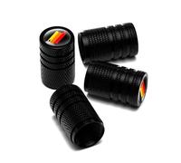 ONEMAJI 4Pezzi Tappi valvole Pneumatici per Mazda 2 II Takumi 2012-2013, coprivalvola Ruota Aria Pneumatico Cappucci Auto valvola Cerchio Stelo Copertura Protezione,A