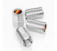 ONEMAJI 4Pezzi Tappi valvole Pneumatici per Mazda 2 II Takumi 2012-2013, coprivalvola Ruota Aria Pneumatico Cappucci Auto valvola Cerchio Stelo Copertura Protezione,E