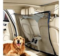 ONEMAJI Rete Divisoria per Cani Auto per Fiat Panda Natural Power 2007-2020 Barriera di Sicurezza per Animali in Rete Traspirante con 4 Ganci e Occhielli Metallici 1 Pezzo