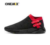 Onemix Calzini E Calzettoni Runningg Scarpe per Gli Uomini Retrò Scarpe da Ginnastica Traspiranti Lavorato a Maglia Vamp Durevole Suola in Gomma Calzini E Calzettoni Scarpe da Trekking Scarpa da