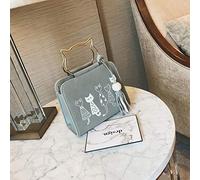 OneMoreT - Borsa a tracolla da donna con gatto