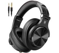 OneOdio A70 Cuffie Bluetooth Over Ear, Cuffie Con filo Cuffie Wireless Cuffie Over Ear con Microfono Stereo Hi-Fi, 72 Ore di Riproduzione, Jack 3,5 e 6,35 mm, Pieghevole, per DJ, Chitarra, PC, Nero