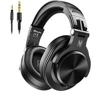 OneOdio A71 Hi-Res Studio Recording Headphones - Cuffie over-ear cablate con SharePort, monitoraggio professionale e mixaggio cuffie pieghevoli con audio stereo (nero)