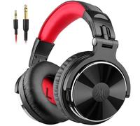 OneOdio - Cuffie over-ear con cavo per basso con driver da 50 mm, pieghevoli, leggere, con Shareport e microfono per la registrazione, il monitoraggio e miscelazione, per chitarra, podcast, PC, TV