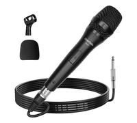OneOdio ON55 Microfono Dinamico Cardioide con Cavo XLR da 5m e Supporto per Clip