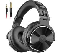 OneOdio Pro 10 Cuffie Over Ear, Cuffie Cablate con Shareporte Microfono, Jack 3,5 mm e 6,35 mm, Cuffie perRegistrazione, Mixaggio, Monitoraggio in Studio, DJ, Chitarra,Podcast, Cellulare, PC