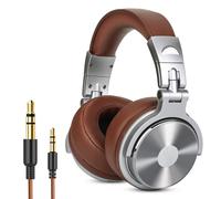 Oneodio Pro 30 Cuffie da studio professionali per DJ con microfono Auricolari cablati sopra l'orecchio Monitor HiFi Cuffie da gioco pieghevoli