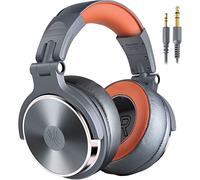 OneOdio Pro 50 Cuffie Professionali da Studio Cuffie Cablate con Shareport e Microfono, Jack da 3,5 mm e 6,35 mm, Cuffie per RegistrazioneMixaggioMonitoraggioCreatoriDJPodcast(argento scuro)