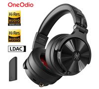Oneodio Studio Max 1/2 Cuffie Bluetooth 6.0 Wireless per DJ, Cuffie Monitor da Studio a Bassa Latenza Ultra 9ms, Hi-Res LDAC